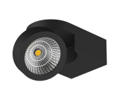 Lightstar 055174 Светильник SNODO LED 10W 980LM 23G ЧЕРНЫЙ 4000K IP20 (в комплекте)