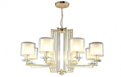 Crystal Lux NICOLAS SP8 L1000 Золотой-Белый 3401/308L