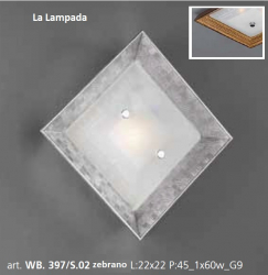 La Lampada WB 397/S.02 ZEBRANO